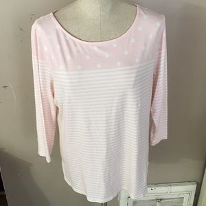 Elle Pink Knit Shirt